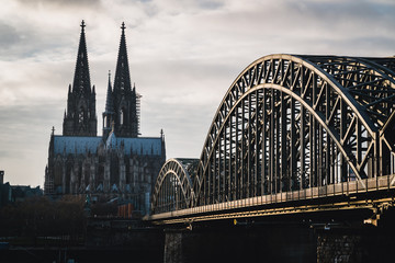 Cologne Cathedral K&ouml;lner Dom is a Catholic cathedral in Cologne, North Rhine-Westphalia, Germany. It is the seat of the Archbishop of Cologne and of the administration of the Archdiocese of Cologne.
