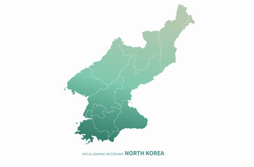 Obraz premium korea map. map of the division of Korea. seoul map.