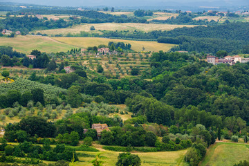 Italian country side landscape in Monteleone d'Orvieto, Umbria
