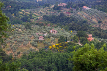 Italian country side landscape in Monteleone d'Orvieto, Umbria