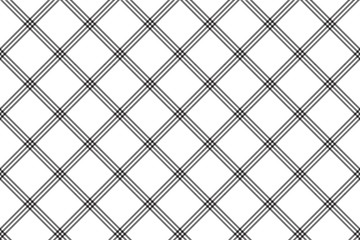 Black white color plaid seamless pattern