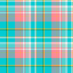 Tartan scotland seamless plaid pattern vector. Retro background fabric. Vintage check color square geometric texture.