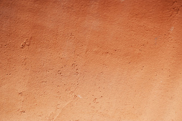 Close up of the texture on a terracotta clay planter pot 