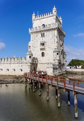 The Tower of Belém in Lisbon Portugal