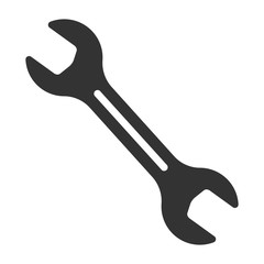 Wrench Icon in trendy flat style isolated on grey background. Spanner symbol for your web site design, logo, app, UI. Vector illustration, EPS10.