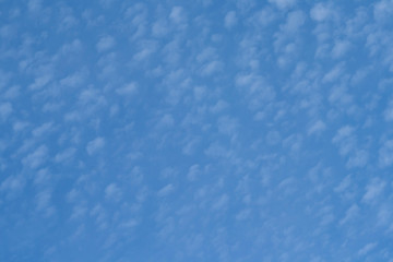 Blue sky texture with beautiful clouds for design and desktop