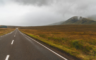 Scottish landscape cloudy nature shot