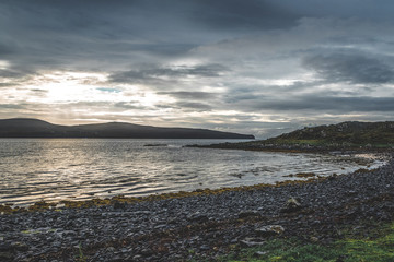Fototapeta premium Coral Beach in Scotland