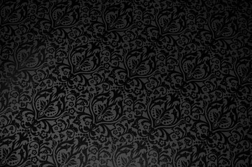 seamless background with pattern black