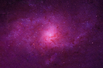 Obraz na płótnie Canvas Red galaxy, deep space. With the stars. Elements of this image were furnished by NASA.
