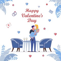 Greeting Card Design Valentines Day Celebration