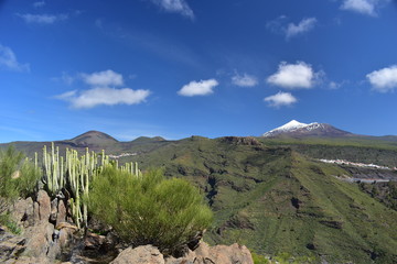 The Teide area view
