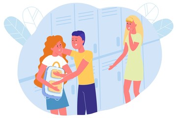 Guy Flirts with Girl, Cheating on his Girlfriend.