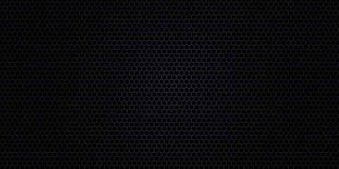 Black background. Dark carbon fiber texture. Black metal texture steel background. Web design template vector illustration EPS 10.