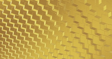 Abstract geometric rose golden backgroundfoil tiles texture seamless background 3D renderinging 3D illustration