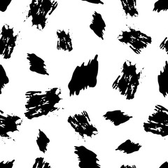 Seamless Pattern hand drawn with scribble Smear