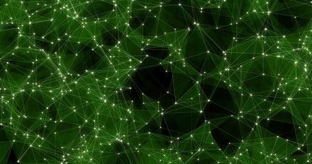 Background Abstract Dynamic Plexus Futuristic Technology. 3D rendering 3D illustration