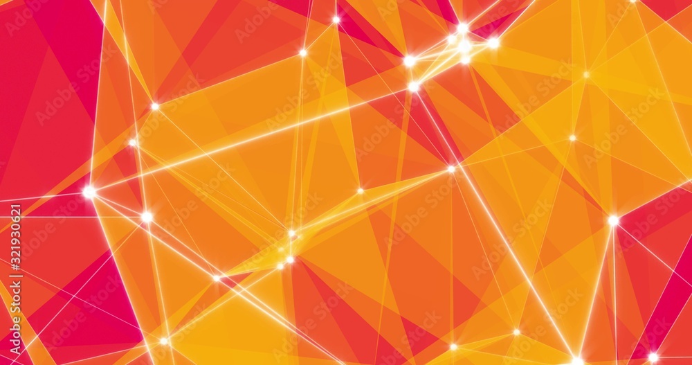 Aufkleber background abstract dynamic plexus futuristic technology. 3d rendering 3d illustration