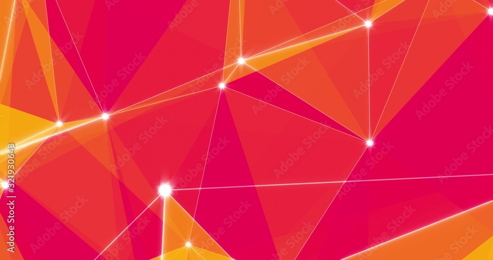Aufkleber background abstract dynamic plexus futuristic technology. 3d rendering 3d illustration