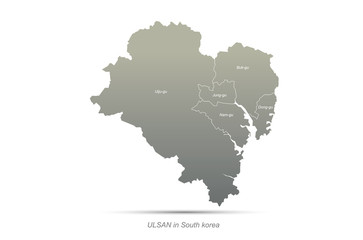 gyeongsang do map. gyeongsang-namdo and gyeongsang bukdo map. korea provinces map. 