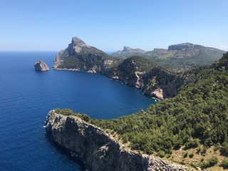 view of the coast in italy