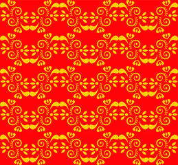 Seamless floral  pattern. fabric texture, background floral wallpaper  vector