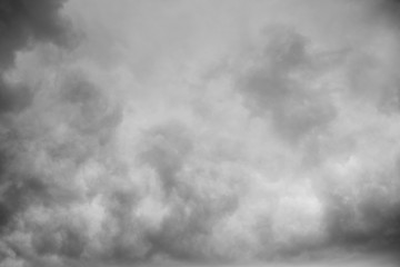 Fototapeta premium Grey stormy cloud scape, smoke