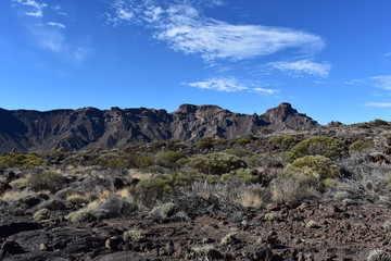 Volcanic Teide area