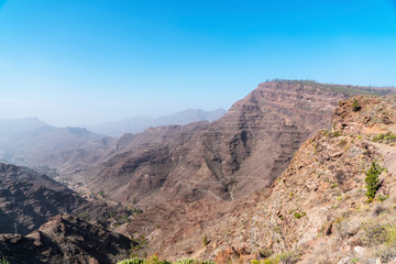 GC 605 high way road in Gran Canaria