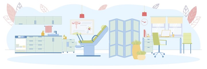 Gynecologist Office - Interior and Furnishing.