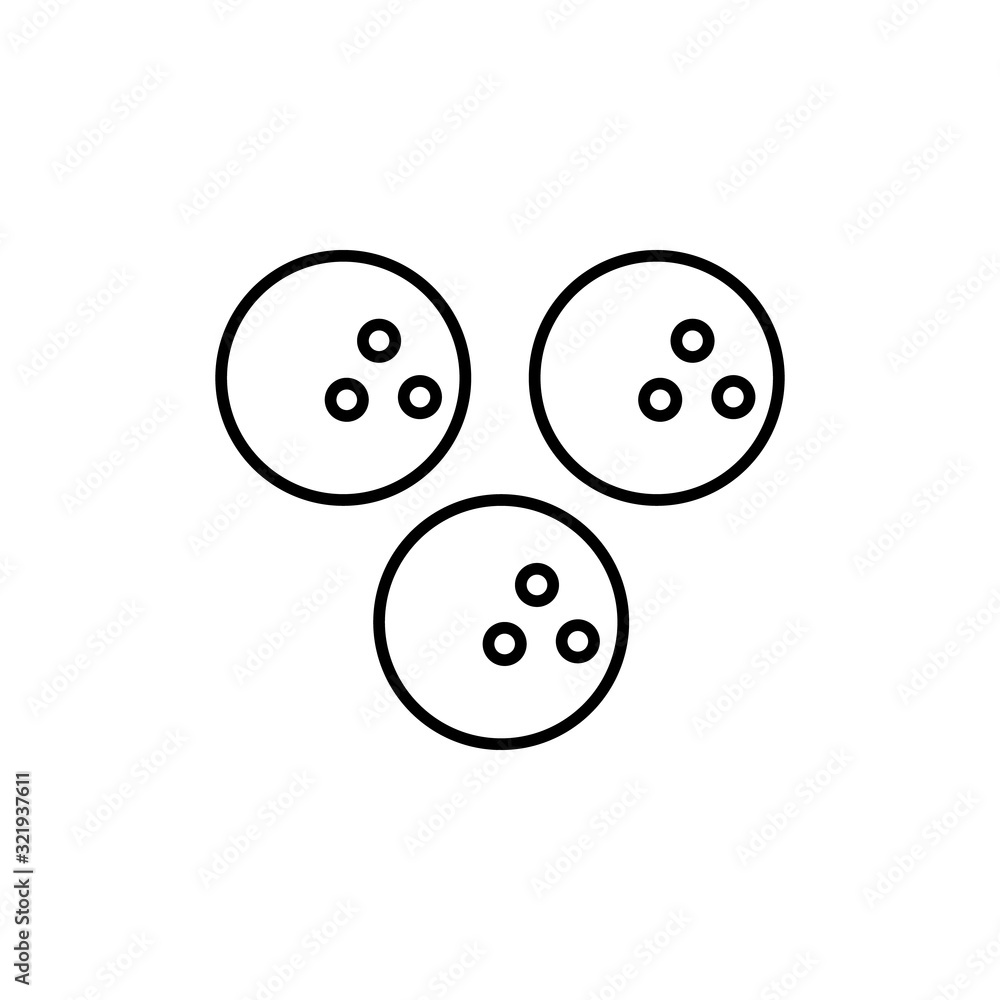 Poster bowling balls icon. simple line, outline vector elements of prize icons for ui and ux, website or mo