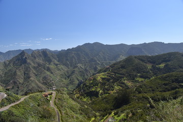Fototapeta na wymiar Mountain road Tenerife