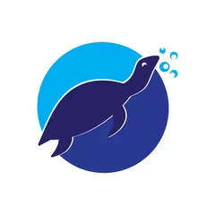 Kussenhoes turtle logo vector © abdul