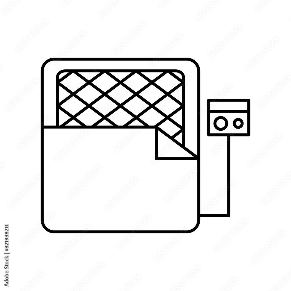 Aufkleber mattress medical icon. simple line outline vector orthopedics icons for ui and ux website or mobile 