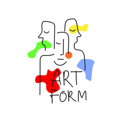 Logo for the sculpture gallery "art form"