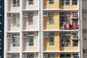Obraz premium dense house flat in hong kong