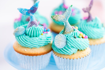 Mermaid cupcakes