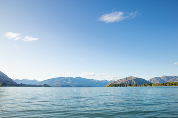 Lake Wanaka New Zealand, Mountain Lake Landscape