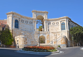 The Bastione Saint Remy in the city of Cagliari