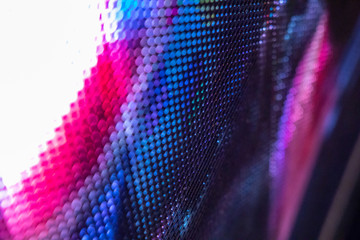 CloseUp LED blurred screen. LED soft focus background. abstract background ideal for design.