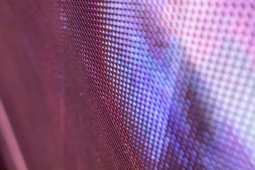 CloseUp LED blurred screen. LED soft focus background. abstract background ideal for design.