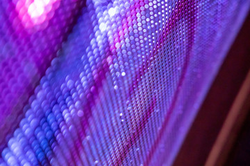 CloseUp LED blurred screen. LED soft focus background. abstract background ideal for design.