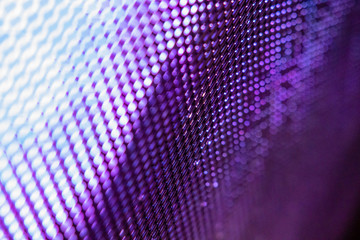 CloseUp LED blurred screen. LED soft focus background. abstract background ideal for design.