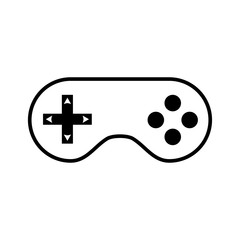 game controller icon design vector logo template EPS 10