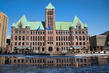 Minneapolis City Hall and Hennepin County Courthouseof Minneapolis, Minnesota