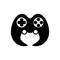 game controller icon design vector logo template EPS 10