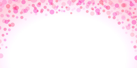 春　水玉　ピンク　背景