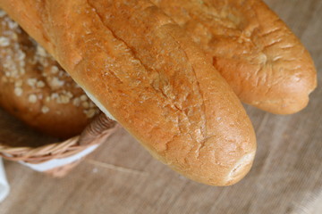 bakery bread bake homemade in basket