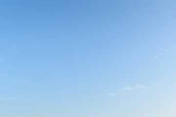 clear blue sky