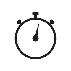 stopwatch icon design vector logo template EPS 10